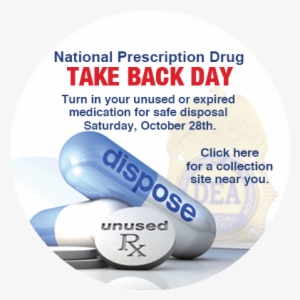 15 Oct - Drug Take Back 2018