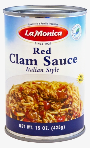 15 Oz Can Lamonica Red Clam Sauce - La Monica Sliced Conch, Scungilli - 29 Oz Can