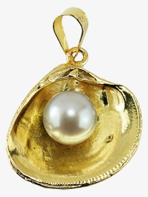 Clam Pearl Pendant - Locket