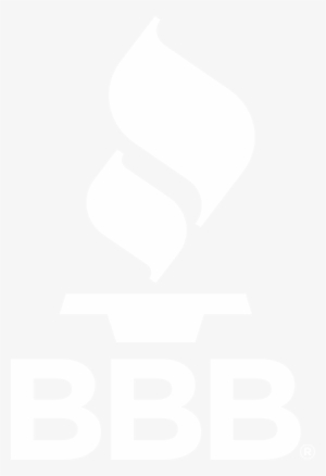 Better Business Bureau White Logo