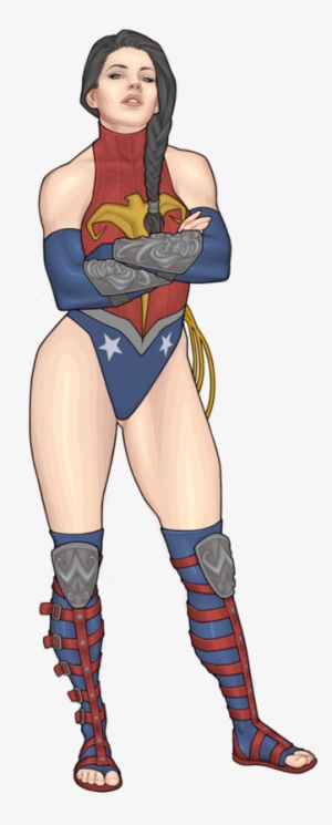 Dyel Wonder Woman By ~georgel-mcawesome - Wonder Woman Vs Asian Cartoon