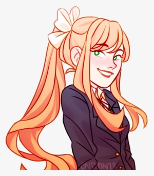 Nice Looking Monika~found Fanart - Illustration