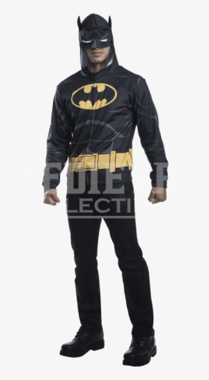 Adult Batman Dc Comics Costume Hoodie - Batman Costume Adult