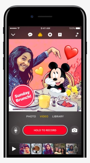 1 Of - Apple Clips Mickey