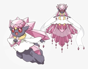 She Has Set Off On A Journey To Meet Xerneas In Order - Pokemon Diancie Mega Evolution