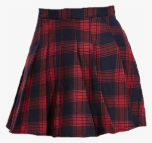 Skirt Clothes Clothing Red Plaid Niche Aesthetic Png - Clothing