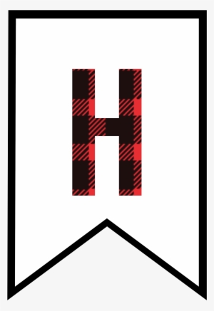 Click The Following Links To Print The Buffalo Plaid - P Letters For Banner