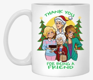 Golden Girls Christmas Mug - Golden Girls Cartoon Mug
