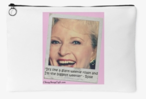 "polaroid" Rose - Quote Pouch - " - Instant Camera