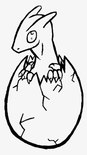 Baby Dragon Coming Out Of Egg Drawing