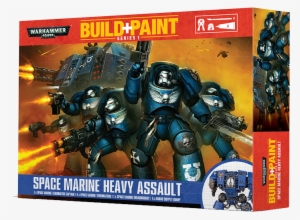 Warhammer 40k Build Paint Space Marine Heavy Assault - Warhammer 40k Space Marine Painted