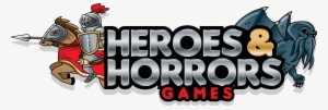 Heroes & Horrors Games Logo - Hobby Store Logo Design