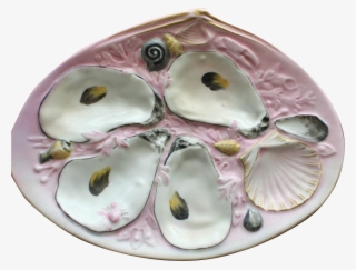 This American Union Porcelain Works Oyster Plate Dates - Ceramic