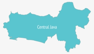 Total Population In Central Java - Peta Jawa Tengah Vector