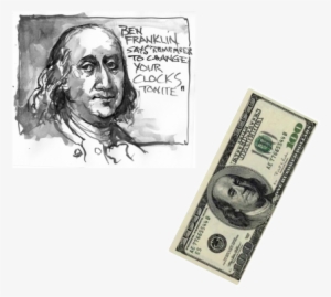 Benjamin Franklin Was Born In Boston On January 17, - 100 Dollar Bill