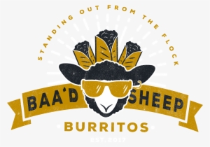 Baa'd Sheep Burritos - Label