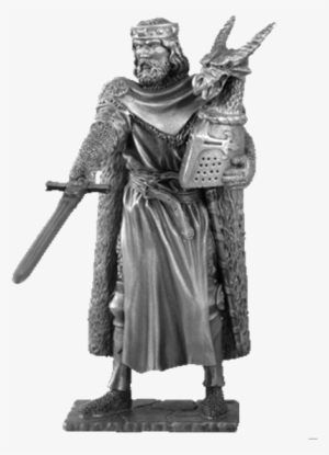 Pewter King Arthur Sculpture - Knight