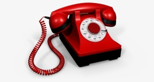 Telefono, Rojo, Retro, Disco, Cordon, Comunicacion - Telefono De Disco Png