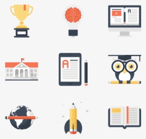 Education And Knowledge - Knowledge Flat Icon