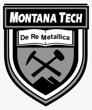 Print, Black And White, Jpg - Montana Tech Logo