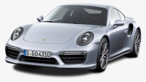 Porsche 911 Turbo Silver Car Png Image - Porsche 991 Turbo Front