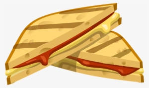 Clip Art Black And White Library Sandwich And Pizza - Toast Sandwich Clipart