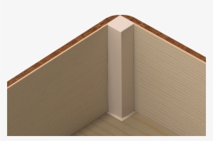 Our New Corner Design Uses A Plastic Insert To Hide - Plank
