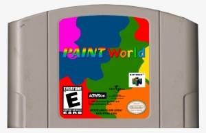 Paint World N64 Cartridge Ntsc - Nintendo 64 Pokemon Stadium Battle Set - Zz674267