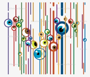 Eyeballs Custom Fabric By Barbara Brownie - Design