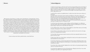 Esthesis3 - Letter
