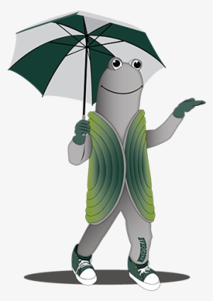 Speedy, Evergreen's Geoduck Mascot - Evergreen Geoduck Mascot