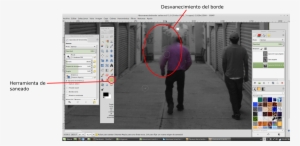 Hacemos Visibles Todas Las Capas, Seleccionamos La - Gimp