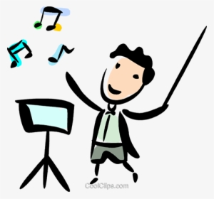 Orchestra - Symphony Conductor Clip Art