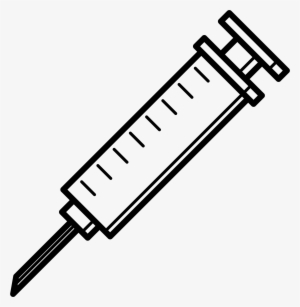 Hypodermic Syringe Icon Simple Transprent Png Free - Jeringuilla Dibujo Png