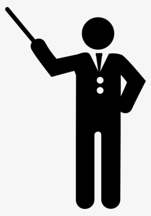 Orchestra Director With Stick Comments - Orchestra Icon