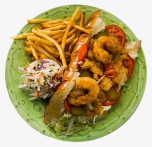 Plate Of Crab Plate Of Fried Seafood - Seafood Salad Plate Png