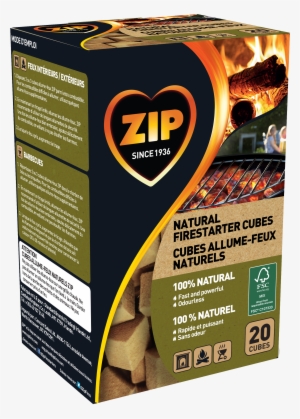 Zip Fast And Clean 100% Natural Cubes - Zip Soot Reducer 10 Sachets