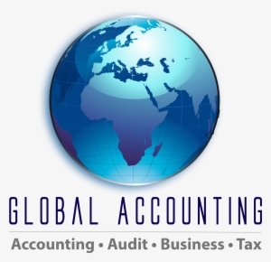 Global Accounting - Logo - World Map