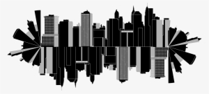 Skyline Elliptical Big Image Png - Cityscape Png