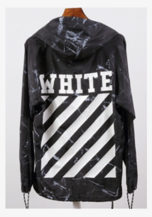 Off White Marble Windbreaker Jacket - Real Vs Fake Off White Tee