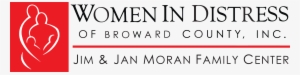 Women In Distress Logo Red - Women In Distress Broward Logo