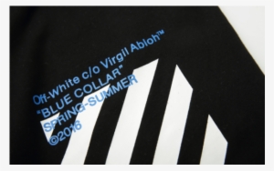 Off White Shorts Blue Collar