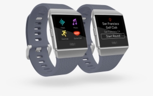 Choose From 36,000 Courses Globally - Fitbit Ionic Slate Blue/burnt Orange