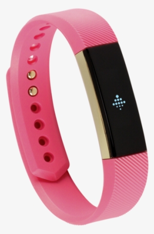 Fitbit - Fitbit Alta Gold Pink Large Fitness Tracker