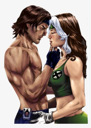Rogue And Gambit Png By - Rogue And Gambit Together