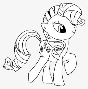 Rarity Coloring Page - Dibujos De Maliloponi Para Colorear