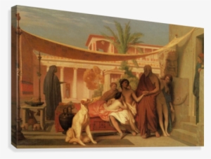 Socrates Seeking Alcibiades In The House Of Aspasia - Lives That Made Greek History By Plutarch