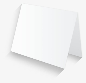 White Folded Card Png