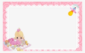 Marco De Bebé Para Invitación En Color Rosa ~ Marcos - Picture Frame