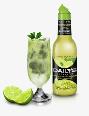 Sweetened Lime Juice - Dailys Mixer Daily's Cocktail Mixer Banana 1 Liter